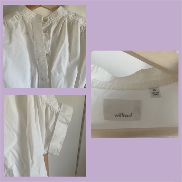 Aritzia | Wilfred Bertillon Blouse White - Picture 6 of 9